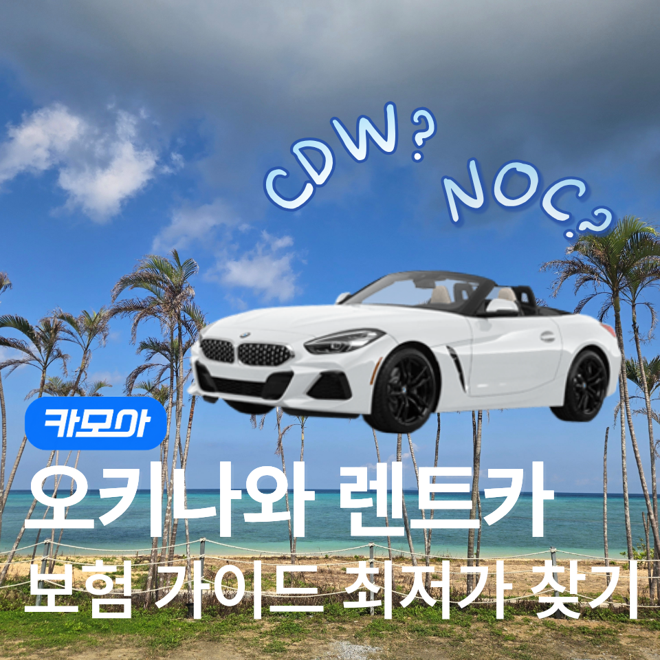오키나와 렌트카 보험·준비물 완벽 정리 - 2026 최신 | 카모아