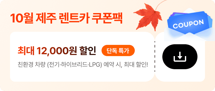 제주 렌트카 할인 예약